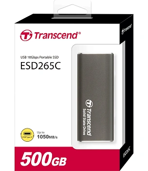 Жесткий диск SSD внешний 500GB Transcend TS500GESD265C (TS500GESD265C)