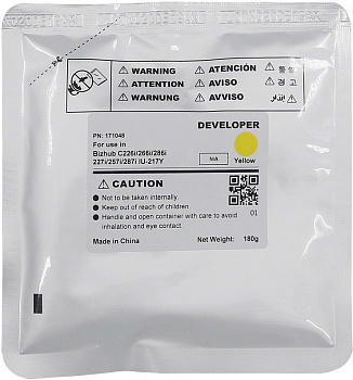 Девелопер CET IU-217Y-Developer для KONICA MINOLTA Bizhub C227i/C257i/C287i (CET) Yellow (CET171048)
