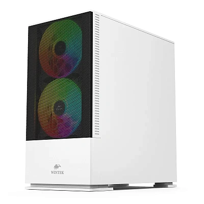 Корпус Wintek  Shadow 701-W TG, mATX, White (SHADOW 701-W TG)