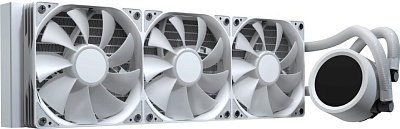 Кулер с водяным охлаждением Aerocool Abyss L360R Digi WH (ACLA-AD36117.21)