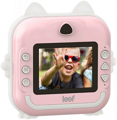 Фотоаппарат моментальной печати Leef LF-CAM-01, pink ( LF-CAM-01-pink)