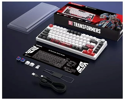 Клавиатура беспроводная Transformers TF-GK03, White (TF-GK03, White)