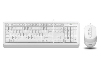Клавиатура+мышь A4tech F1010-WHITE Fstyler USB (F1010-WHITE Fstyler)
