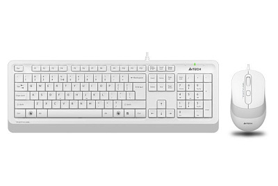 Клавиатура+мышь A4tech F1010-WHITE Fstyler USB (F1010-WHITE Fstyler)