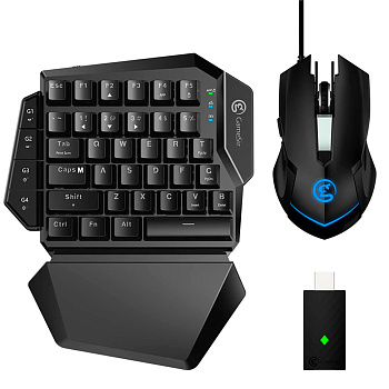 Комплект игровой GameSir VX (состоит из: клавиатура GameSir-VX, мышь GameSir-GM190 и приемник VX Dongle) (GameSir-VX)