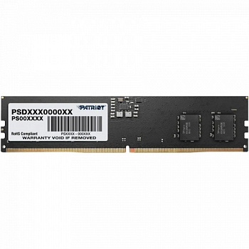 Модуль памяти Patriot Signature, PSD58G560041, DDR5, DIMM, 8Gb, 5600Mhz, CL46 (PSD58G560041) Модуль памяти Patriot Signature, PSD58G560041, DDR5, DIMM, 8Gb, 5600Mhz, CL46 (PSD58G560041)