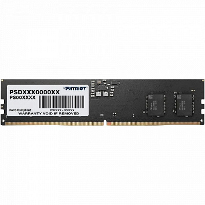 Модуль памяти Patriot Signature, PSD58G560041, DDR5, DIMM, 8Gb, 5600Mhz, CL46 (PSD58G560041)