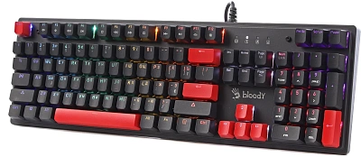 Клавиатура A4Tech Bloody S525N, Fire Black (S525N FIRE BLACK)