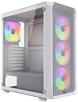 Корпус Wintek Tornado Pro PS195-W-M TG, белый (PS195-W-M)