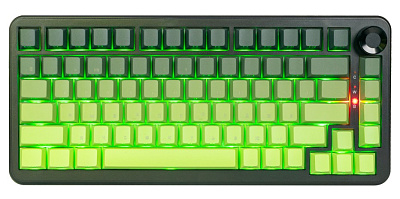 Клавиатура Ajazz AK820 Max Plus, Dream Weaver Switch, Gradient Green (AK820/MAXPLUS/Dream/Green)