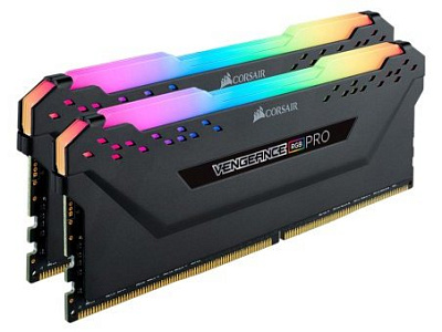 Оперативная память DDR-4 DIMM 16GB/3200MHz Corsair Vengeance RGB PRO, 2x8GB Kit BOX (CMW16GX4M2C3200C16)