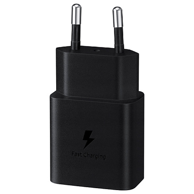 Сетевое зарядное устройство Samsung 15W USB Type-C (EP-T1510NBEGRU), black