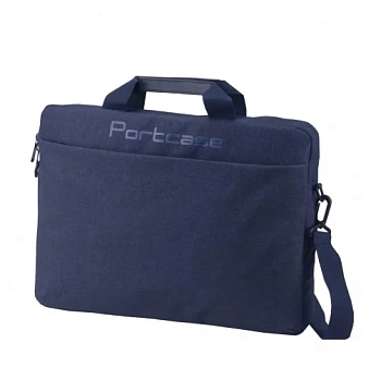 Сумка для ноутбука 15.6" Portcase KCB-160 DB, Dark Blue, Полиэстер (KCB-160 DB)
