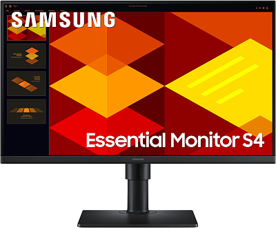 Монитор Samsung Essential S4 24" (LS24D400GAIXCI)