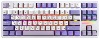 Клавиатура Attack Shark X87, Linear Blueberry switch, Twilight color (X87-TW)