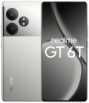  СМАРТФОН REALME RMX3853 (GT 6T) 12 + 256 ГБ (EUCIS) ЦВЕТ:ЗЕРКАЛЬНЫЙ СЕРЕБРЯНЫЙ (6941764435155)