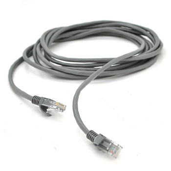 Патч-корд MOLEX Cat.5e U/UTP, LS0H, 1 м, серый (PCD-01001-0E)