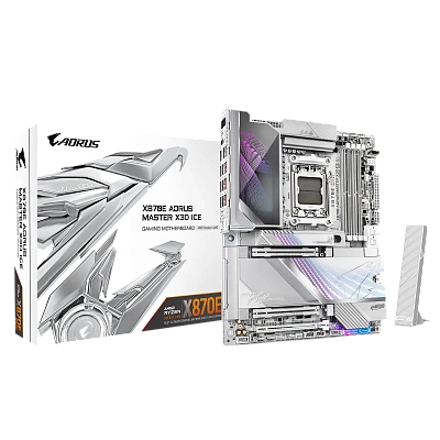 Материнская плата Gigabyte X870E Aorus Master X3D ICE (X870E A MASTER X ICE)