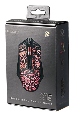 Мышь проводная SmartBuy RUSH X15 (SBM-745G-K)