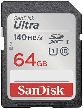 Карта памяти Sandisk Ultra 64GB SDXC (SDSDUNB-064G-GN6IN)