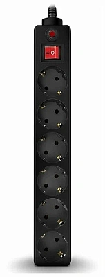 Сетевой фильтр Sven Optima New, 3.0м, Black (OPTIMA 3.0 M BLACK)