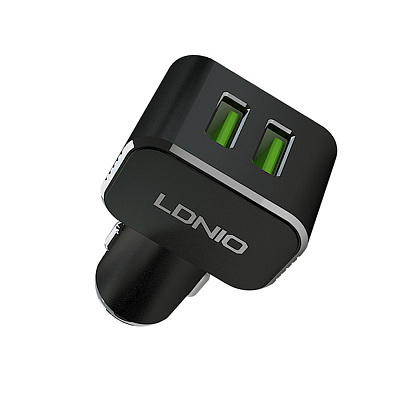 Автомобильное зарядное устройство LDNIO C306 Lightning 18W  (C306 Lightning)