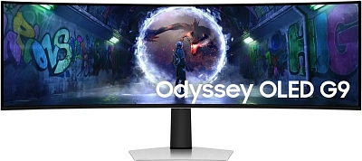 Игровой монитор SAMSUNG Odyssey OLED G9 G93SD 49", Серебристый (LS49DG932SI (LS49DG932SIXCI)