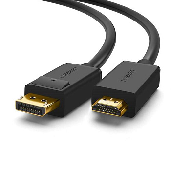 Кабель UGREEN DP101 DP Male to HDMI Male Cable 2m (Black) (10202)