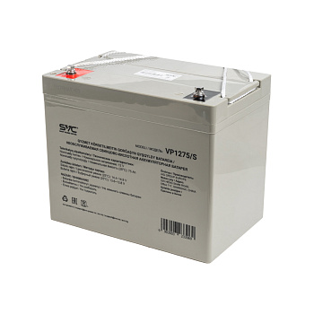 Аккумулятор для ИБП SVC VP1275/S, 75Ah/12V (VP1275/S)