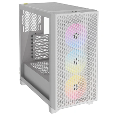 Корпус Corsair 3000D RGB AirFlow Tempered Glass White (CC-9011256-WW)