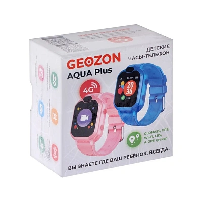 Смарт часы Geozon Aqua Plus синий (G-W19BLU)