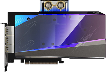 Видеокарта Gigabyte AORUS GeForce RTX 3080 XTREME WATERFORCE WB 10G  (GV-N3080AORUSX WB-10GD)