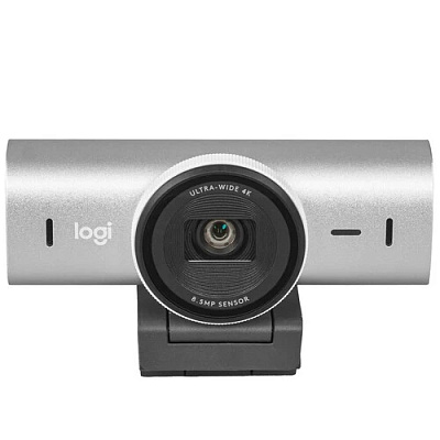 Веб-камера Logitech MX Brio 4K Ultra HD Webcam-PALE GREY-USB- (960-001554)