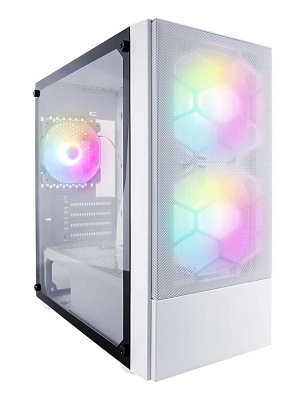Компьютерный корпус 1STPLAYER FIREBASE X4-M-WH (X4-M-WH-2F7-14-W-1F7-W)