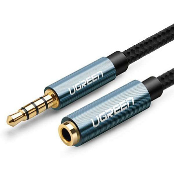 Кабель Audio(m) 3.5mm - Audio(f) 3.5mm, 2m. AV118 UGREEN (40675)