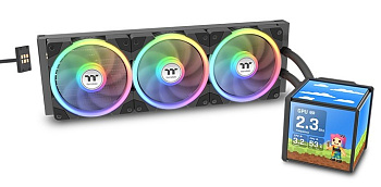 Кулер с водяным охлаждением Thermaltake MINECUBE 360 Ultra - Black (CL-W481-PL12SW-A)