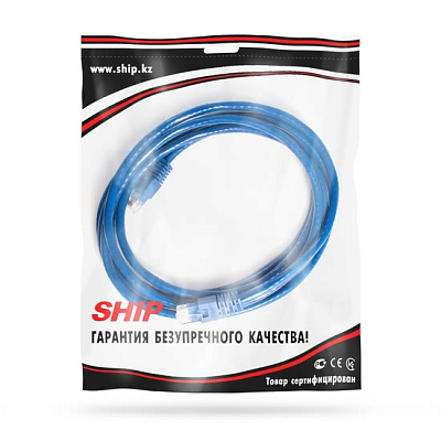 Патч Корд SHIP Cat.6 UTP LSZH RJ-45 3 м S6025BL0300-P (S6025BL0300-P)