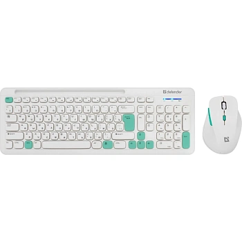 Клавиатура + мышь Defender Cerrato C-978, White, (45978)