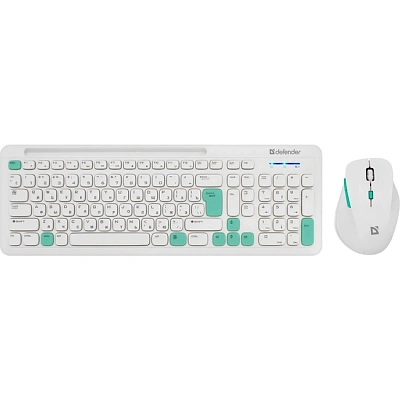 Клавиатура + мышь Defender Cerrato C-978, White, (45978)
