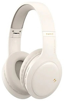 Наушники беспроводные Havit H633BT, Beige (2.0201200329476E+14)