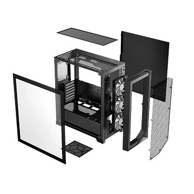 Корпус PCCooler C3D510 BK ARGB Black (C3D510 BK ARGB)