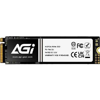 Твердотельный накопитель AGI AI198R, 256Gb M2 PCIe 3.0 x4, Read 1950 (AGI256G80AI198R-CB)