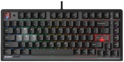 Клавиатура игровая Bloody LK70, Ash Black (LK70 Ash Black)