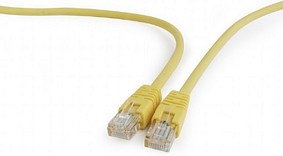 Патч-корд UTP Cablexpert PP12-3M/Y кат.5e, 3м, литой, многожильный (жёлтый) (PP12-3M/Y)