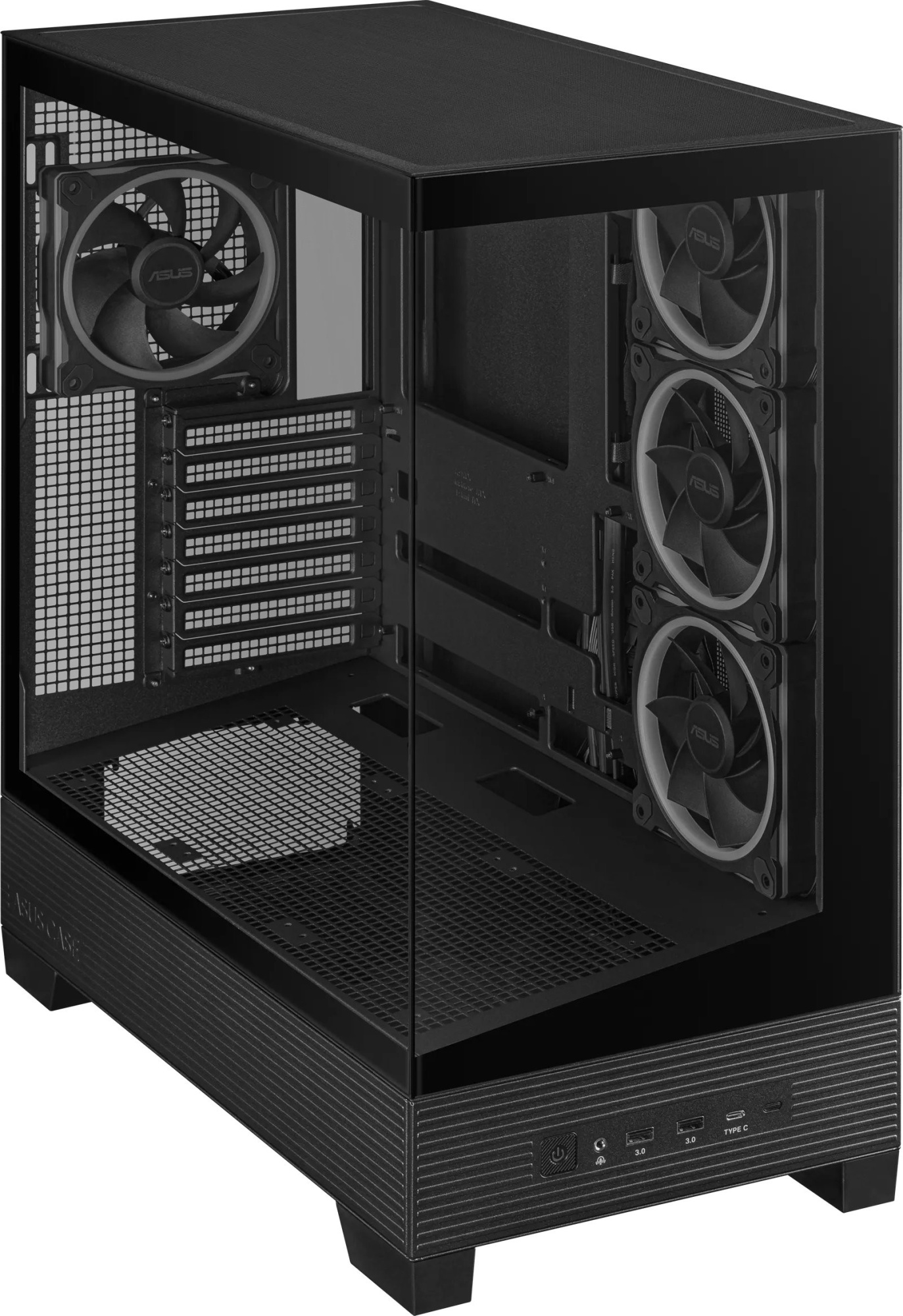 Корпус ASUS A31 PLUS BLACK (A31 PLUS TG ARGB BLACK)