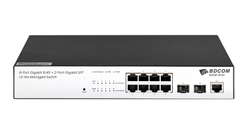 Коммутатор BDCOM S2500-8T2S (S2500-8T2S)
