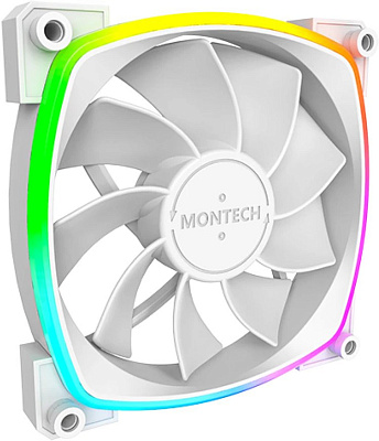 Вентилятор для корпуса Montech RX120 PWM, Белый (RX120 PWM (W))
