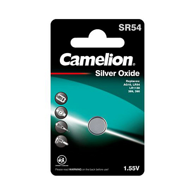 Батарейка CAMELION Silver Oxide SR54-BP1(0%Hg) (SR54-BP1(0%Hg))