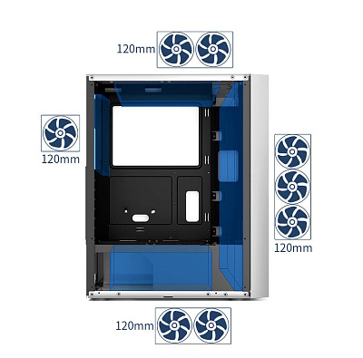 Корпус PCCooler MA100 MESH WH  (MA100 MESH WH)