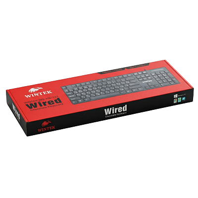 Клавиатура Wintek WS-KB-123, чёрная (WS-KB-123)